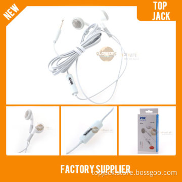 Handsfree Stereo, Quality Music Earphone, 3.5mm Audio Jack Headset for iPhone (PQK-521)